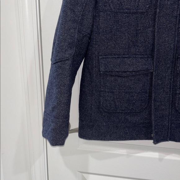 Buckle exclusive Darren navy wool jacket size medium - Picture 2 of 9